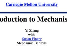 Intro to Mechanisms