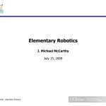 Elementary Robotics