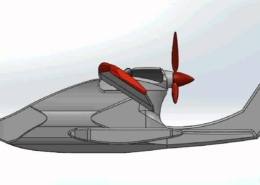 Icon A5 spherical four-bar wing linkage