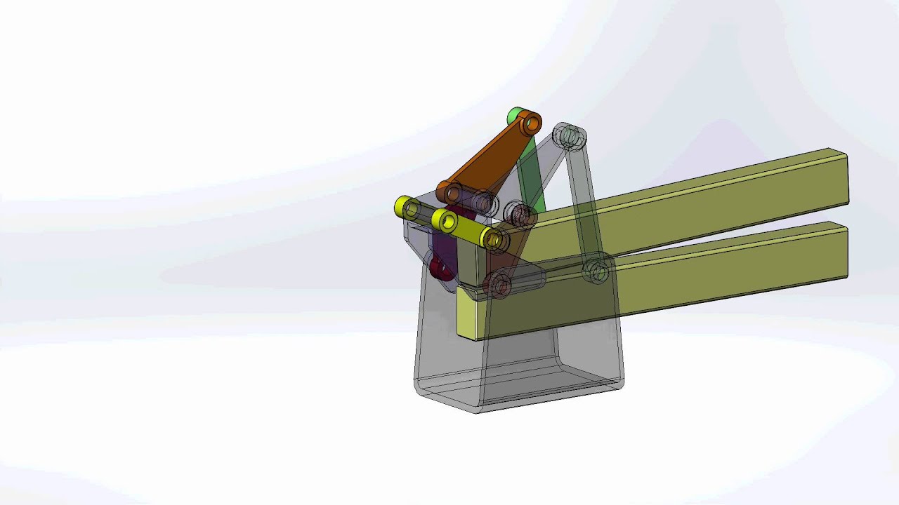 Another version of the six-bar folding linkage