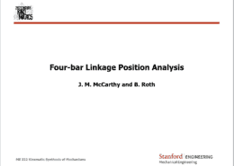 T1 Four-bar Linkage Analysis