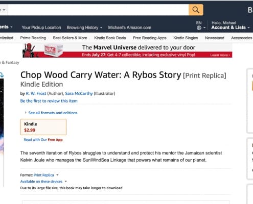 Chop Wood Carry Water on Amazon