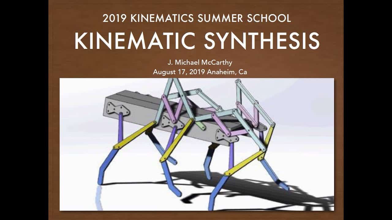 Kinematics Lecture:  Curvature Theory and Walking Robots