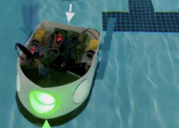 Micro water robot student project