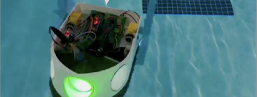 Micro water robot student project