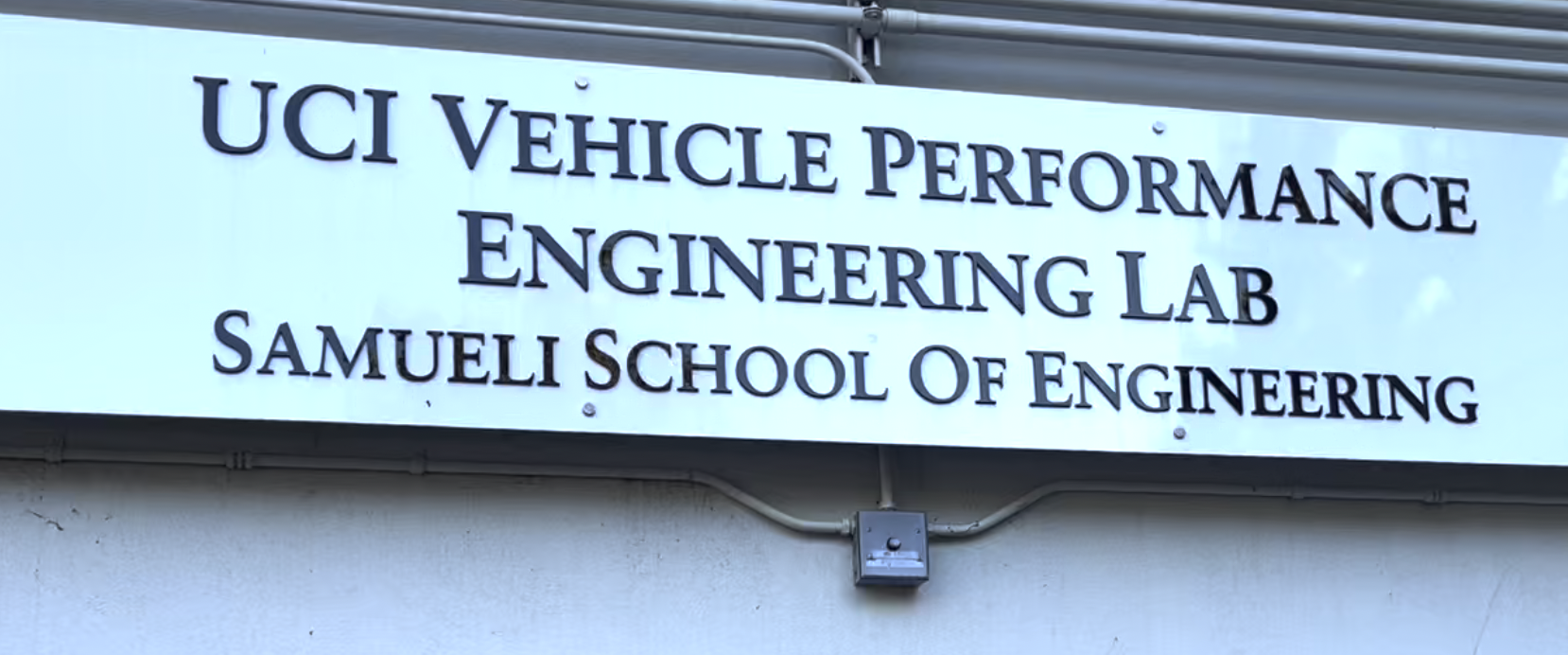 UCI Vehicle Performance Engineering Lab